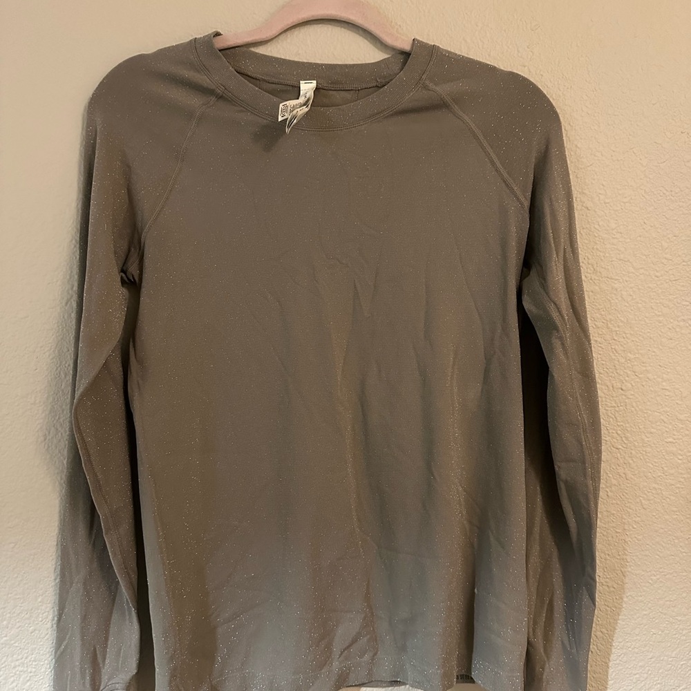 Athleta Sparkle Gray Top